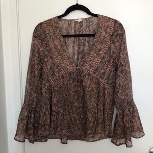 Medium paisley top, perfect for festivals